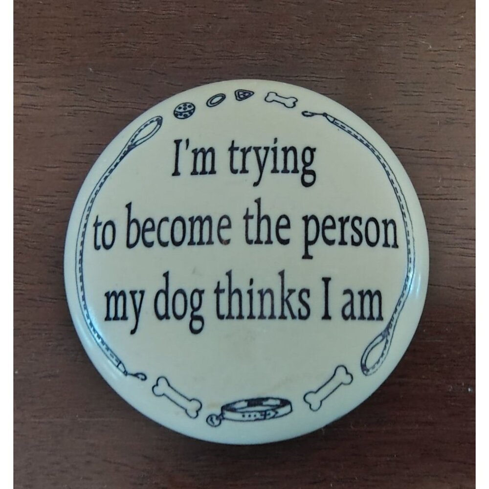 Baekgaard Paperweight Trying Become the Person My Dog Thinks I Am, Great Britain